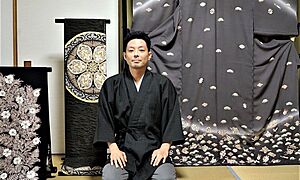 若手のホープ！手描友禅職人 小倉隆／小倉染芸