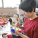 篠原風鈴本舗さんで江戸風鈴製作体験