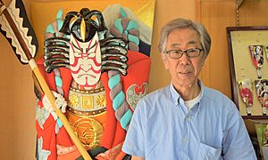 面相描きの達人！江戸押絵羽子板　野口豊生/むさしや豊山